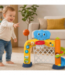 WOOPIE Interactive Sports Center 2 in 1: Goal and Basket with Elephant
