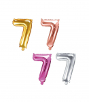PartyDeco fooliumist &otilde;hupall, 35 cm, number 7