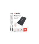 Verbatim 32031 Metal Mini SSD, 1 TB, USB Type-C, USB 3.2 Gen 2x2, 2000 MB/s, 10 Gbit/s