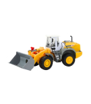 Excavator Construction Vehicle Large Movable Bucket Gray-Yellow