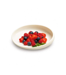 Plate with high rim