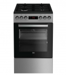 Gaasipliit Beko FSM52331DXDT elektriahjuga, 50 cm