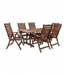 Aiam&ouml;&ouml;blikomplekt VENICE laud, 6 tooli