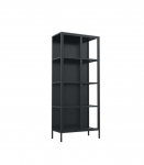 Vitriinkapp NEWCASTLE 80x40xH160cm, must