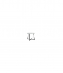 &Uuml;mmargune s&ouml;&ouml;gilaud LUNA valge marmor/must 90 cm