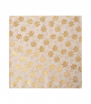 Linik GLORY 68x68cm, kuldsed j&otilde;ulut&auml;hed, 100% pol&uuml;ester, kangas 567