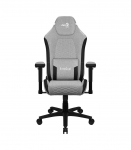 Aerocool CROWNASHGR, Ergonomic Gaming Chair, Adjustable Cushions, AeroWeave Technology, Grey