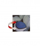 Flexible swivel cushion for the car