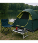 NC3403 FOLDABLE TOURIST TABLE LOW 50x30x20 CM GREY NILS CAMP