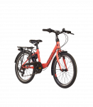 Laste jalgratas S'COOL chiX, 20" Coral/Dark Red