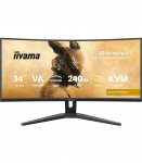iiyama G-MASTER GCB3486WQSCP-B1 computer monitor 86.4 cm (34") 3440 x 1440 pixels UltraWide Quad HD Black