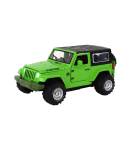 Off-Road Car Battery Powered Friction Drive Metal Green 1:32