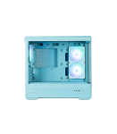 Zalman P30 V2, mATX Mini Tower PC Case, 3 x 120mm ARGB Fans, Mint