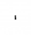 Seinapaneel klaasriiulitega HELIO 24WWJW03 must