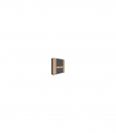 Riidekapp FABIO SZF4D grafiit/tamm artisan 215cm