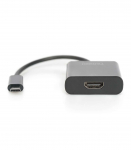 Digitus USB Type-C to HDMI Adapter DA-70852 Black USB Type-C 0.15 m
