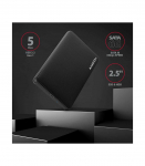 AXAGON Screwless USB 3.2 Gen 1 - SATA 6G external box for 2.5" SSD/HDD EE25-SLC