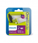 Philips OneBlade Face and Body kit QP620/50 Green Number of shaver heads/blades 2
