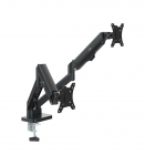 Maclean 2 monitor mount, gas spring, 17"-32", 2-10kg, black, MC-134