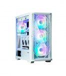Zalman Z10 DUO ATX ZM-IF120 x4 White