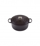 Le Creuset Signature Roaster round 22cm black Schwarz (21177220000430)
