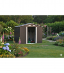 Metal outdoor storage shed, 205x257x212 cm