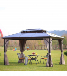 Varikatus SUNSET 3x4xH2/2,7m, pruun/taupe