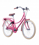 Laste jalgratas S'COOL chiX Classic, 24" Berry/Beige
