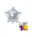 PartyDeco fooliumist &otilde;hupall, 48 cm, h&otilde;bedane / T&auml;ht