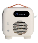 Adler LED Fan Heater with Remote Control AD 7756 Fan heater 2000 W Beige IPX0