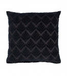 Padi TEDDY 45x45cm, lukuga, must lillemotiiv, 100% pol&uuml;ester, kangas 419