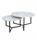 Diivanilaud AKIRA 2tk D80xH45cm, D60xH37cm, helehall