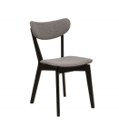 Tool ROXBY hall/must, 45x55xH79,5cm, kangas, puit