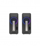 Genesis Computer Speaker Helium 100BT RGB Bluetooth Silver/Black Gaming Speakers Wireless connection