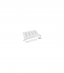 Lanberg 19" fixed shelf 1U/483x300mm, max load capacity up to 25kg AK-1004-S Grey