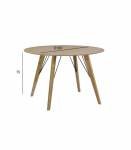 S&ouml;&ouml;gilaud HELENA D100xH75cm, tamm