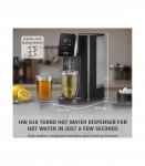Caso Turbo Hot Water Dispenser HW 616 Water Dispenser 2600 W 2.5 L Plastic/Stainless Steel Black/Stainless