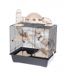 INTER-ZOO Rocky + Terrace beige - cage for a hamster