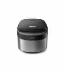 Philips Mini rice cooker HD3093/80 3000 series 600 W 0.85 L Number of programs 8 Black/Stainless Steel