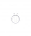 Joyroom Earphone Wired In-Ear Headphones with Remote and Microphone, 3.5mm Jack, White EU (JR-EW01)