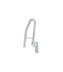 Tiltable bathroom handrail - metal