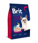 Brit Premium Cat by Nature steriliseeritud kassidele, kana, 8 kg