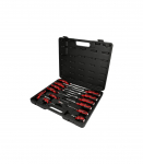 L&ouml;&ouml;kkruvikeeraja komplekt 13-osa ERGOTORQUE kohvris, KS Tools