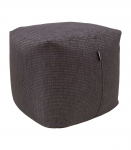 Tumba MITSU-MITSU, 55x55cm, h45cm, tumepruun ja h&otilde;be, 50%puuvill, 50% pol&uuml;ester, kangas-304