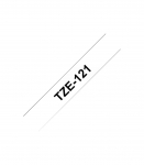 Brother TZe-121 Laminated Tape Black on Clear TZe 8 m 9 cm