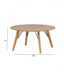 Diivanilaud HELENA D80xH45cm, tamm