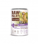 RAW PALEO Duoprotein Duck & Boar Puppy - wet dog food - 400g
