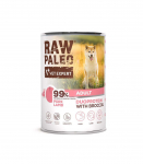 RAW PALEO Duoprotein Pork & Lamb Adult - wet dog food - 400g