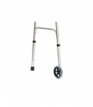 Walking frame rehabilitation with wheels