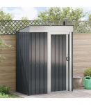 Metal Garden Storage Shed, 86x162x181 cm